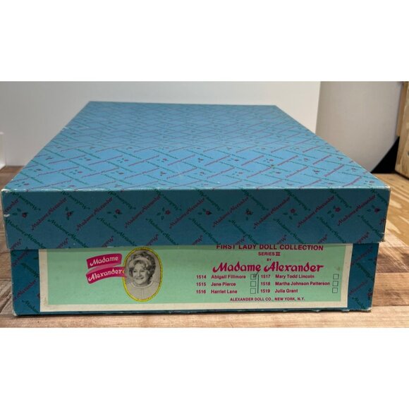 Madame Alexander First Lady Doll Series III Abigail Fillmore Collectible With Bo - Picture 6 of 6
